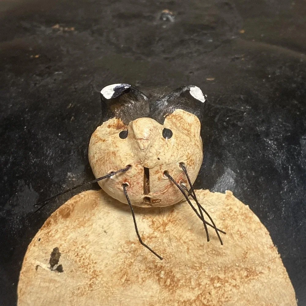 Fat Cat Gourd Art Cat/ Halloween Figurine 6